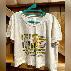 Known Supply NYC cropped tee